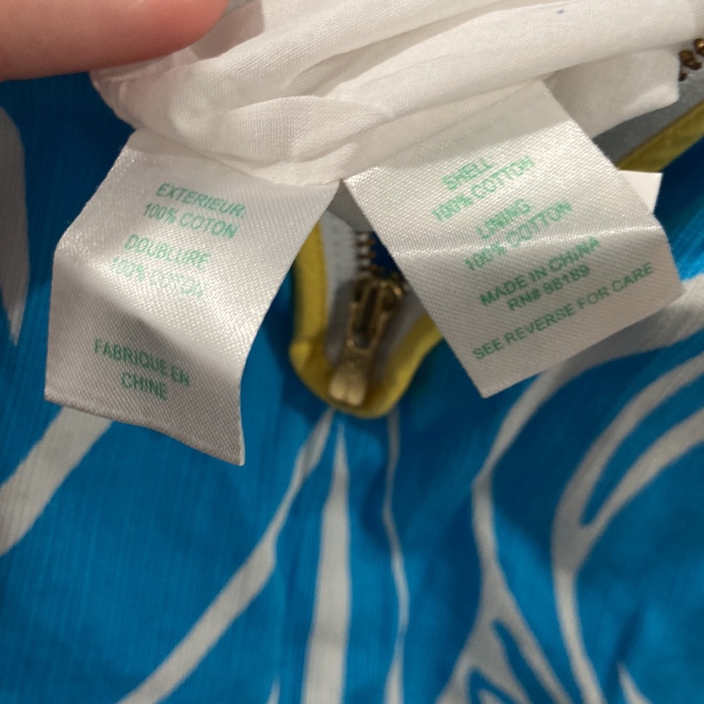 Lilly Pulitzer Joe Fish Resort White Delia Dress size 6 summer sleeveless island - Picture 16 of 16
